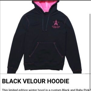 Jeffree Star black Velore hoodie